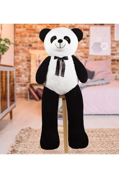 Ayıcı Oyuncak 140 Cm Papyonlu Panda (%100 Yerli - Resim 4