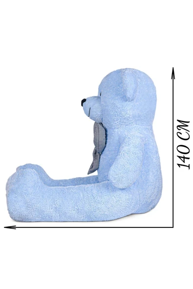 Harika Peluş Fabrikası 140 Cm Papyonlu Büyük Ayıcık (%100 Yerli) - Resim 5