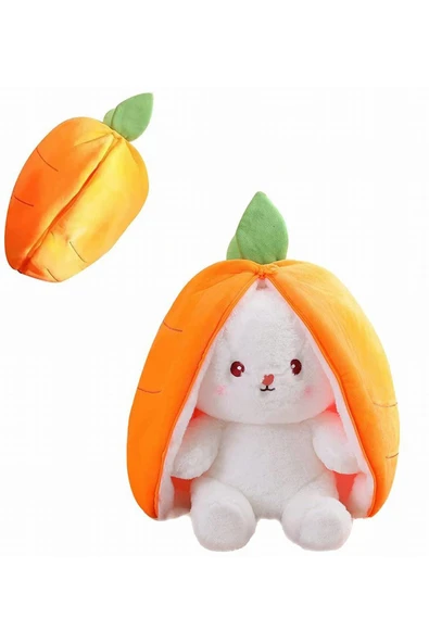 Ayıcı Oyuncak 50 cm Havuç Çantalı Tavşan - Resim 3