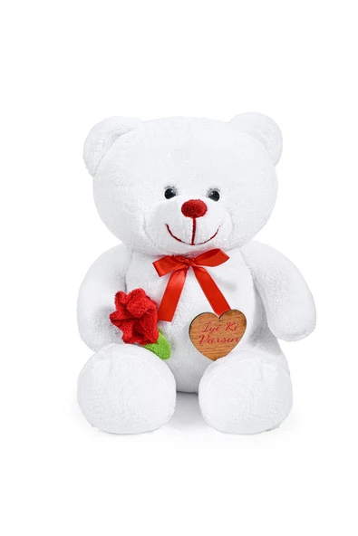 Ayıcı Oyuncak 75 Cm Elinde Gül Tutan Sevimli Ayıcık ürün görseli 1