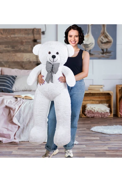 Özgüner Oyuncak 140 Cm Papyonlu Büyük Ayıcık (%100 Yerli) ürün görseli