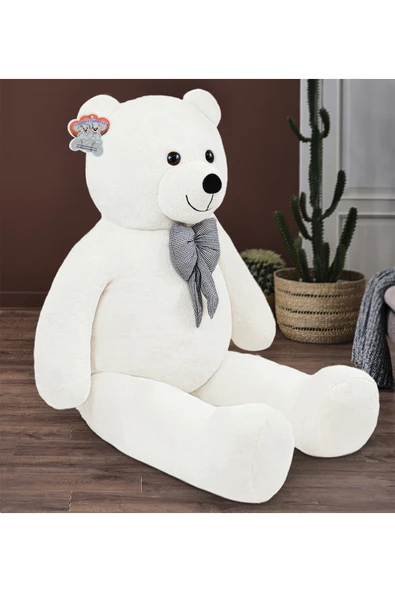 Özgüner Oyuncak Dev Büyük Peluş Ayıcık 170 cm  Beyaz - Resim 5