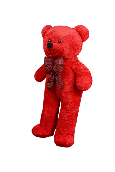 Ayıcı Oyuncak 90 cm Rengarenk Papyonlu Ayıcık (%100 YERLİ) - Resim 5