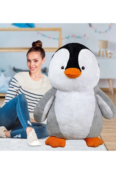 Ayıcı Oyuncak Harika Peluş Sevimli Büyük Penguen (%100 Yerli ) ürün görseli 1