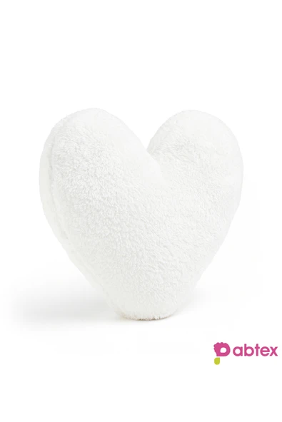 Pababo Hediye Peluş Kalp Yastık – Yumuşak Dokulu ve Kullanışlı - Resim 3