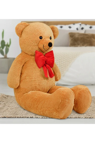 Ayıcı Oyuncak 140 cm Kırmızı Papyonlu Ayıcık - Resim 2
