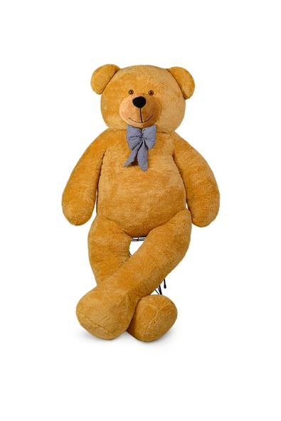 Ayıcı Oyuncak 160 Cm Papyonlu Büyük Ayıcık (%100 Yerli) Beyaz - Resim 3