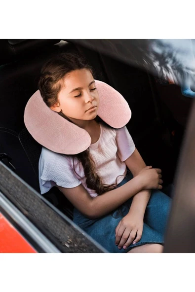 Ayıcı Oyuncak Ergonomik Visco Boyun Yastığı - Seyahatlerinizi Daha Rahat Hale Getirin - Resim 3