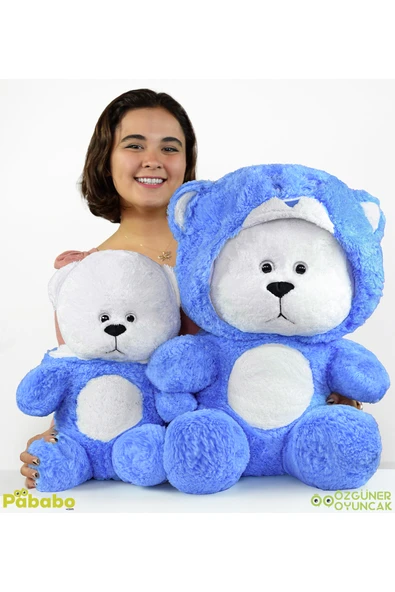 Ayıcı Oyuncak 70 Cm Kapşonlu Uykumcuk  Peluş Ayıcık Panda ürün görseli 1
