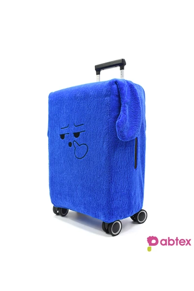 Harika Peluş Fabrikası Eğlenceli Karakterli Peluş Bavul Kılıfı Orta Boy Uyumlu - Resim 3