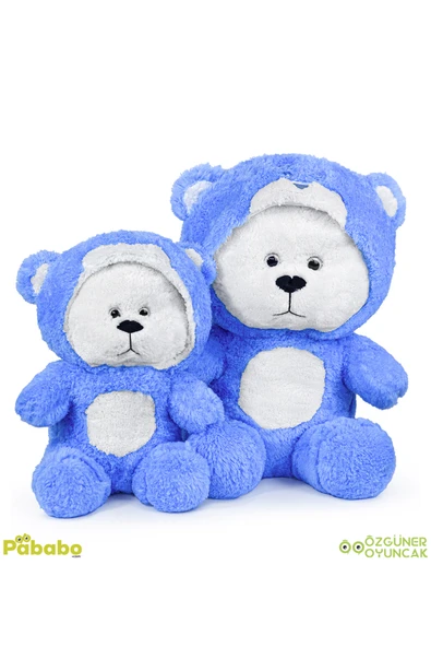 Özgüner Oyuncak 70 Cm Kapşonlu Uykumcuk  Peluş Ayıcık Panda - Resim 3