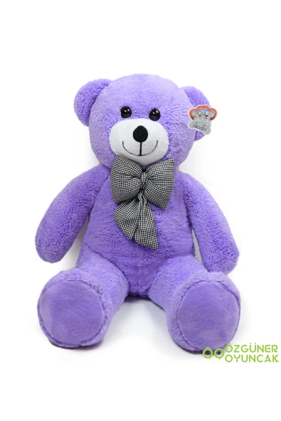 Özgüner Oyuncak 102 Papyonlu Büyük Ayıcık (%100 YERLİ) Kahve - Resim 5