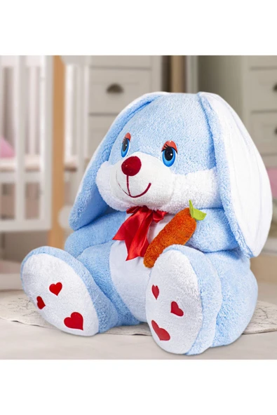Ayıcı Oyuncak 100 Cm Elinde Havuç Tutan Tavşan - Resim 3