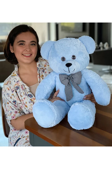 Ayıcı Oyuncak 90 cm Rengarenk Papyonlu Ayıcık (%100 YERLİ) - Resim 2