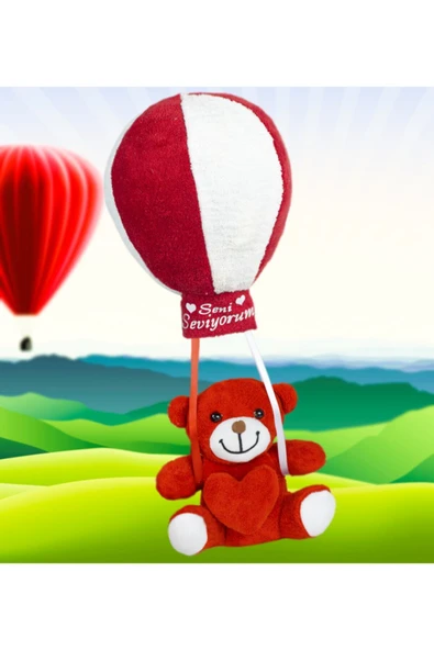 Özgüner Oyuncak Oyuncak Uçan Balonlu Ayıcık - Resim 3