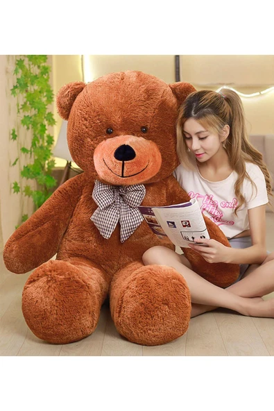 Özgüner Oyuncak Oyuncak 100 cm Papyonlu Ayıcık Sevgiliye Özel - Resim 5