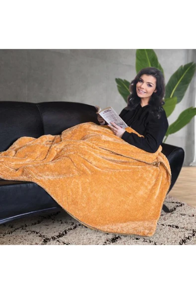 Ayıcı Oyuncak Çoban Dikişi 150*200 Cm Pelüş Tv Battaniyesi (%100 Yerli) ürün görseli 1