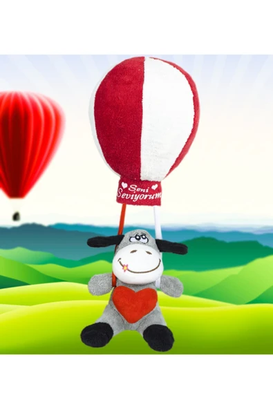Ayıcı Oyuncak Ayıcı Oyuncak Uçan Balonlu Eşek - Resim 3