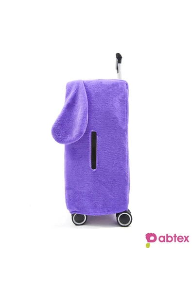 Harika Peluş Fabrikası Eğlenceli Karakterli Peluş Bavul Kılıfı Orta Boy Uyumlu - Resim 3