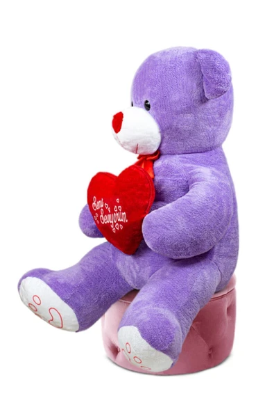 Özgüner Oyuncak Oyuncak Ayıcı 140 Cm Dev Bobo Seni Seviyorum Kalpli Sevgiliye Özel - Resim 2