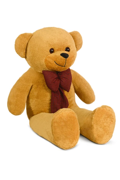 Özgüner Oyuncak 90 cm Rengarenk Papyonlu Ayıcık (%100 YERLİ) - Resim 2