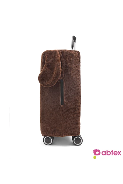 Harika Peluş Fabrikası Eğlenceli Karakterli Peluş Bavul Kılıfı Orta Boy Uyumlu - Resim 3