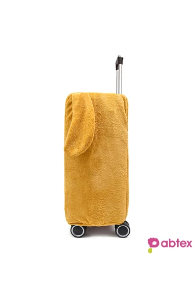 Harika Peluş Fabrikası Eğlenceli Karakterli Peluş Bavul Kılıfı Orta Boy Uyumlu - Resim 4