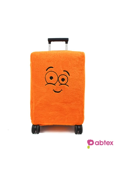 Harika Peluş Fabrikası Eğlenceli Karakterli Peluş Bavul Kılıfı Orta Boy Uyumlu - Resim 2