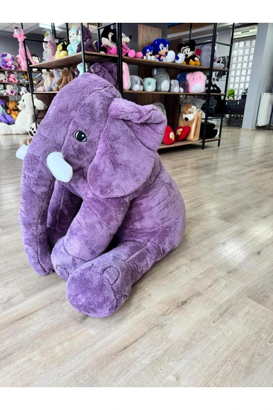 Özgüner Oyuncak Dev 150 Cm Fil Peluş Oyuncak - Çocuklara Özel Büyük Boy Sevimli Fil - Resim 2