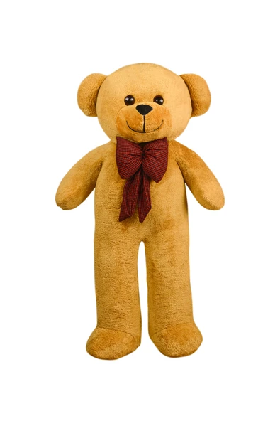 Ayıcı Oyuncak 120 Papyonlu Büyük Ayıcık Kahverengi (%100 YERLİ) ürün görseli 1