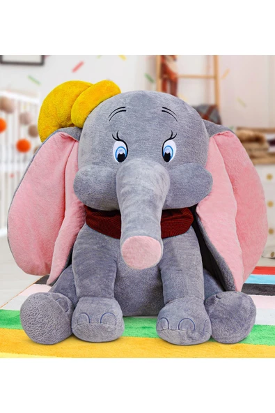 Ayıcı Oyuncak Harika Peluş Sevimli Büyük Kulaklı Fil (%100 Yerli ) - Resim 2