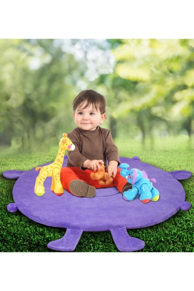 Ayıcı Oyuncak 80 Cm Ayaklı Bebek Oyun Halısı ürün görseli 1