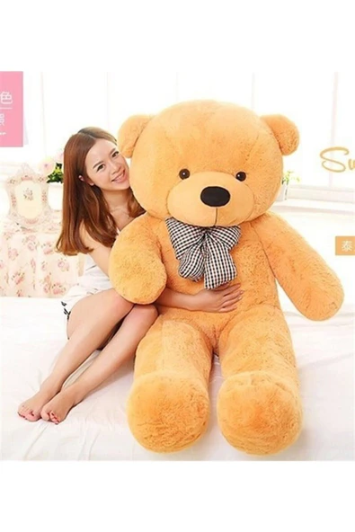 Ayıcı Oyuncak 160 Cm Papyonlu Büyük Ayıcık %100 Yerli ürün görseli 1