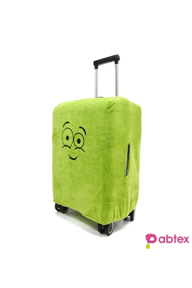 Harika Peluş Fabrikası Eğlenceli Karakterli Peluş Bavul Kılıfı Orta Boy Uyumlu - Resim 3