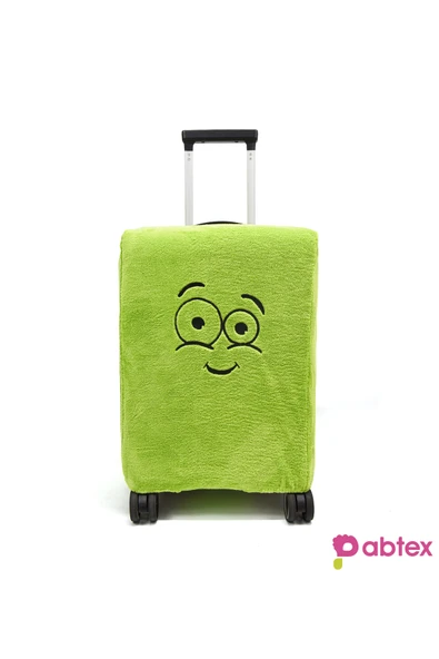 Ayıcı Oyuncak Eğlenceli Karakterli Peluş Bavul Kılıfı Orta Boy Uyumlu - Resim 2