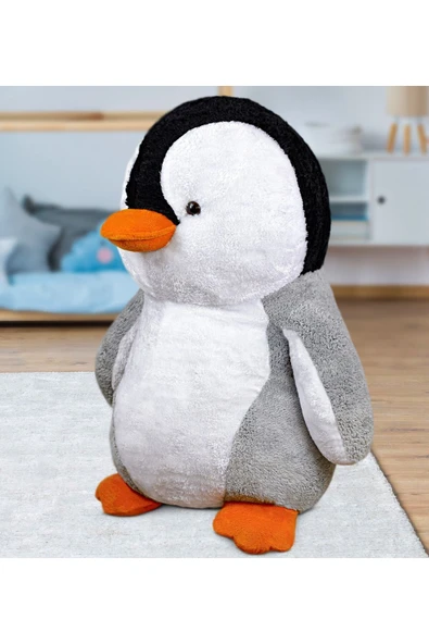 Özgüner Oyuncak Harika Peluş Sevimli Büyük Penguen (%100 Yerli ) - Resim 3