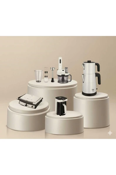 Avantaj Paket 4'lü Elektrikli Çeyiz Set Pearl White - Beyaz ürün görseli 1