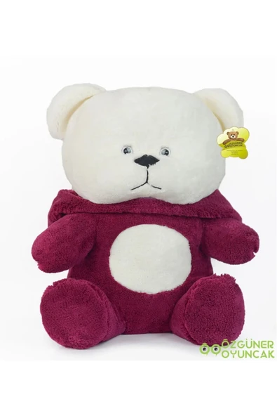 Özgüner Oyuncak 90 Cm Kapşonlu Uykumcuk  Peluş Ayıcık Panda - Resim 4
