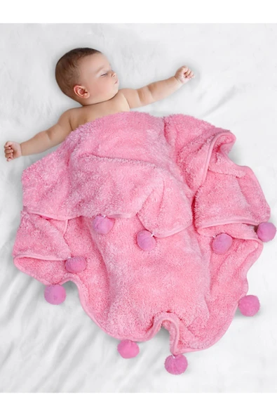 Harika Peluş Fabrikası Bebek/çocuk Battaniyesi %100 Yerli - Resim 2