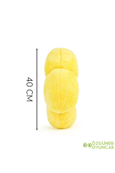 Ayıcı Oyuncak Dekoratif Papatya Şeklinde Peluş Yastık 40 cm – Yumuşak ve Konforlu Tasarım - Resim 4