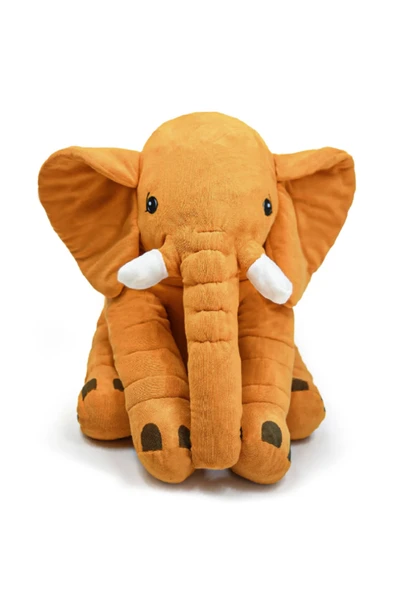 Ayıcı Oyuncak 2.Kalite Uyku Arkadaşım Fil - Büyük Yumuşak Peluş Fil 65 Cm HEDİYEYE UYGUN DEĞİLDİR. ürün görseli 1