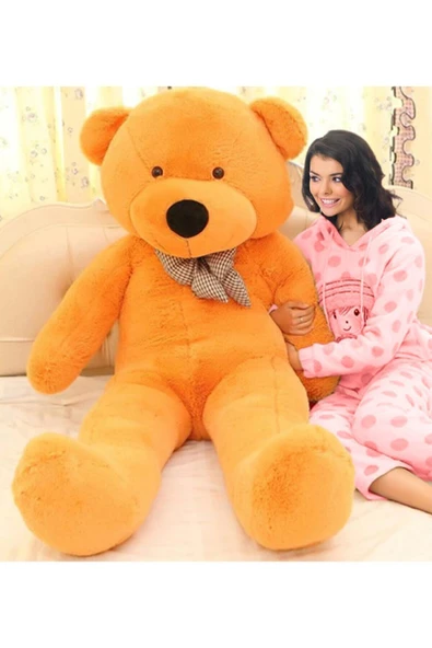 Özgüner Oyuncak Kahverengi Papyonlu Büyük Ayıcık 130 Cm ürün görseli