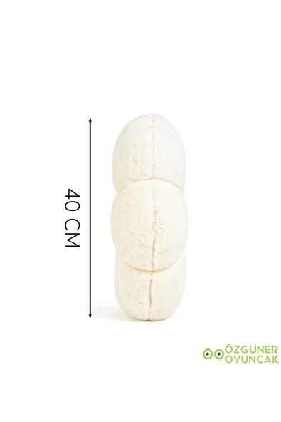Ayıcı Oyuncak Dekoratif Papatya Şeklinde Peluş Yastık 40 cm – Yumuşak ve Konforlu Tasarım - Resim 4