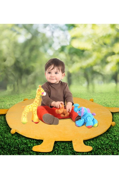 Ayıcı Oyuncak 80 Cm Ayaklı Bebek Oyun Halısı - Resim 2