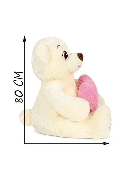 Ayıcı Oyuncak Harika Peluş Sevimli Love Kalpli Ayıcık (%100 Yerli ) - Resim 4