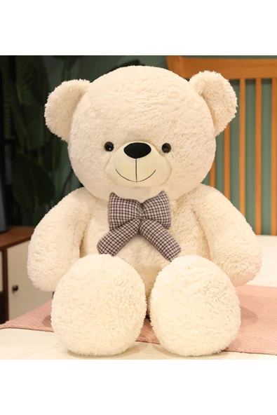 Özgüner Oyuncak 102 Papyonlu Büyük Ayıcık (%100 YERLİ) Kahve ürün görseli