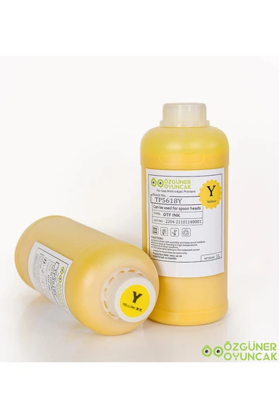 Ayıcı Oyuncak Dtf Mürekkebi Yellow (sarı) 1000ml - Resim 2