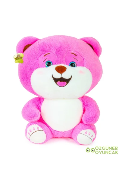 Ayıcı Oyuncak Gülümseyen Pembe Ayıcık Mani - Resim 2