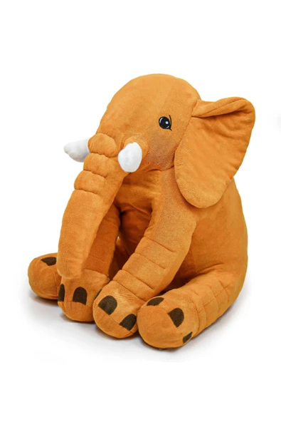 Özgüner Oyuncak 2.Kalite Uyku Arkadaşım Fil - Büyük Yumuşak Peluş Fil 65 Cm HEDİYEYE UYGUN DEĞİLDİR. - Resim 3
