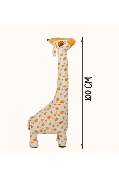 Özgüner Oyuncak Ayakta Durmayabilir - 2.kalite Üründür - Peluş Değildir Zürafa 100cm Oyun-uyku Arkadaşım - Resim 6